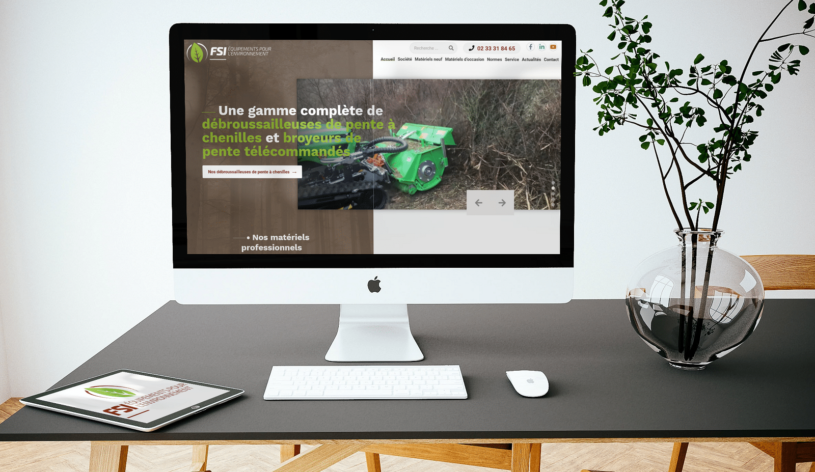 mockup fsi materiel forestier